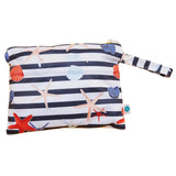 Small Double Pocket Wetbag Nautical -Itti Bitti-