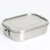 Large Stainless Steel Bento Box | 3-Compartment Reusable Lunch Box